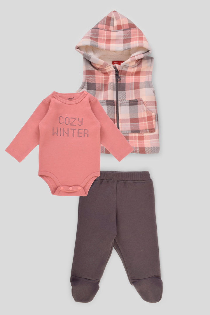 Hooded Printed Pajamas Set
