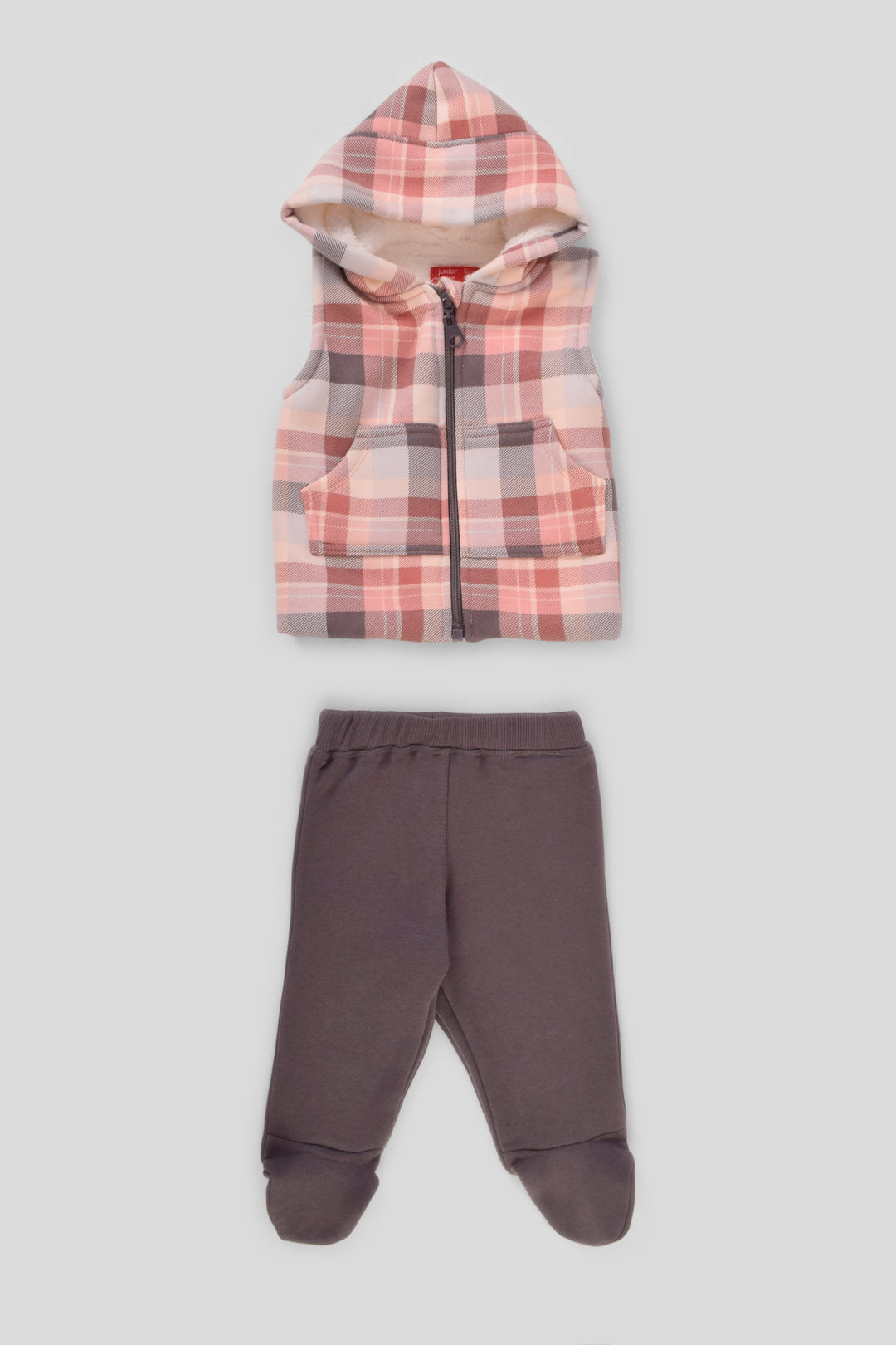 Hooded Printed Pajamas Set