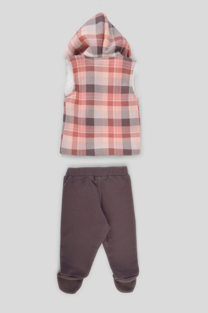 Hooded Printed Pajamas Set
