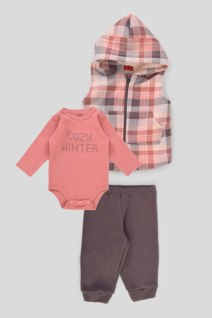 Hooded Printed Pajamas Set