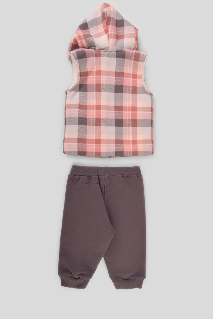 Hooded Printed Pajamas Set