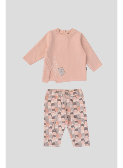 Round Printed Pajama Set