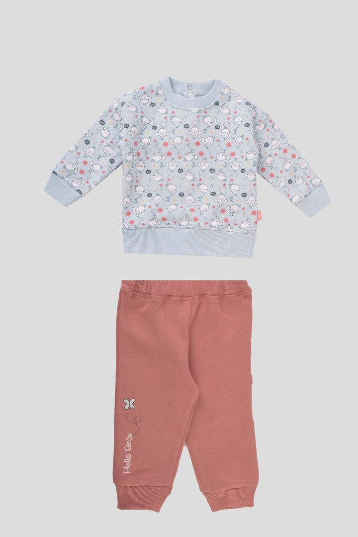 Round Printed Pajamas Set