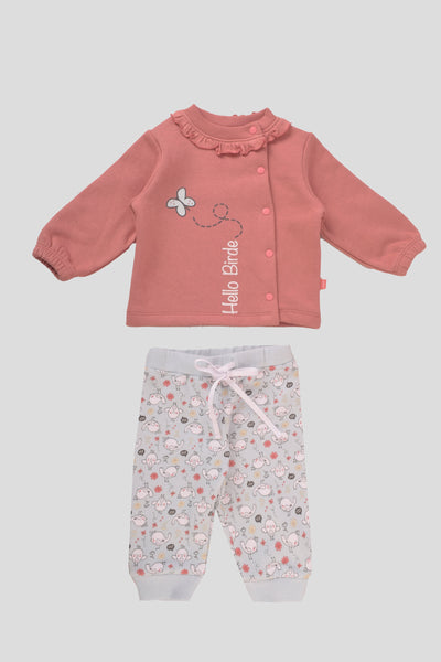 Round Printed Pajama Set