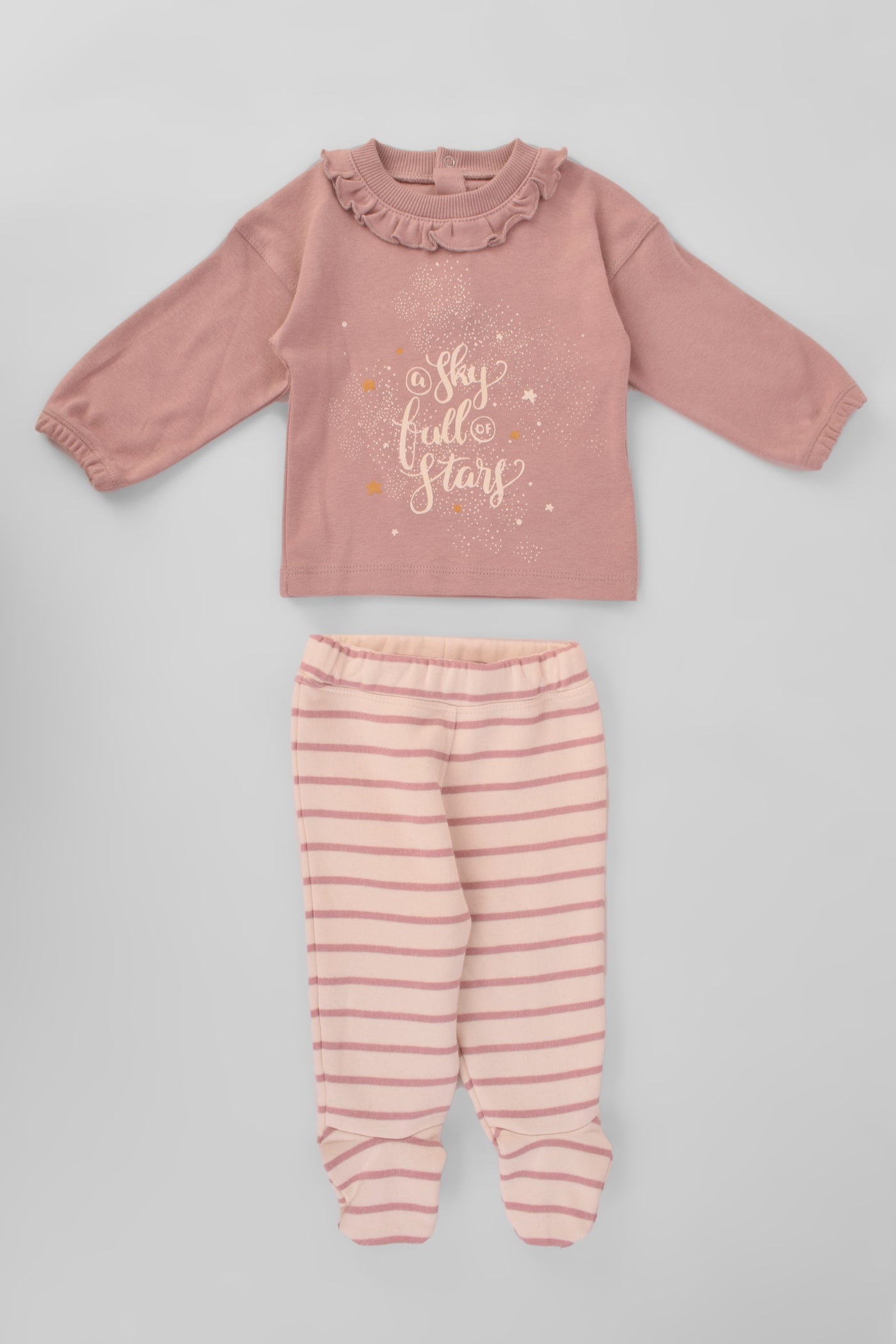 Hooded Stripe Pajama Set