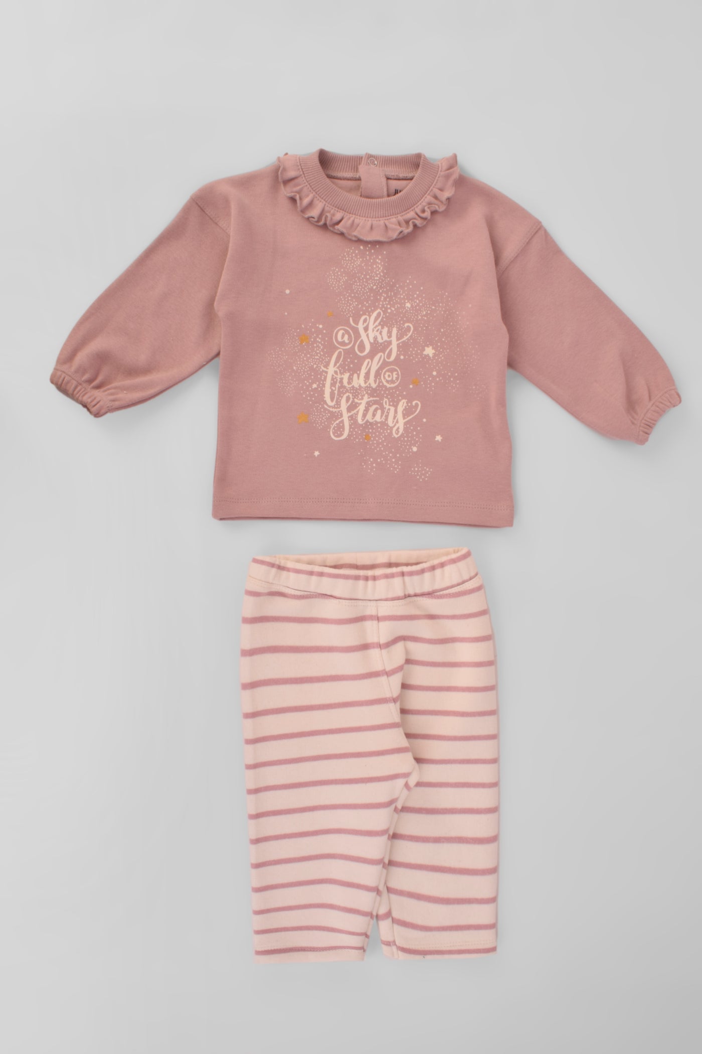 Hooded Stripe Pajama Set