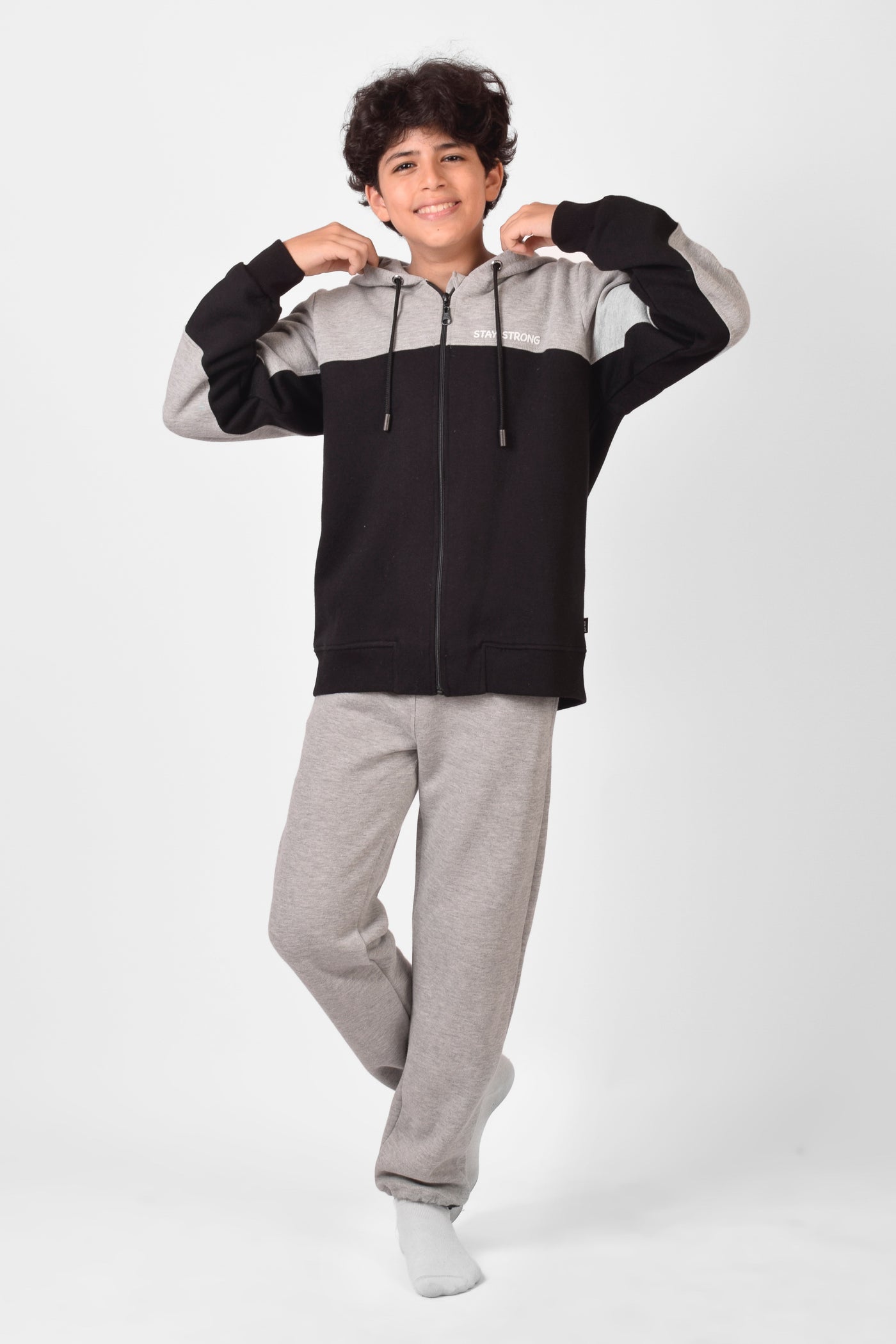 High Collar Loungewear Set