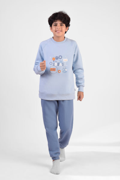 Round Printed Pajamas Set