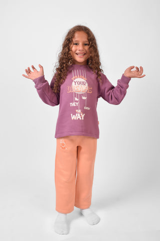 High Collar Pajamas Set