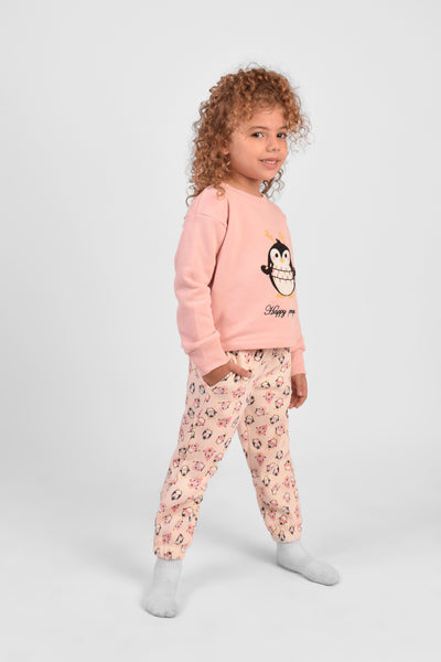 Round Printed Pajama Set