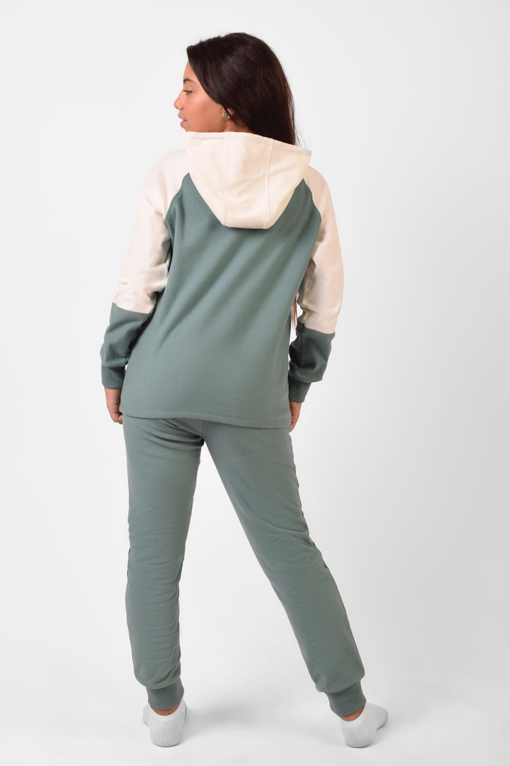 Hooded Printed Pajamas Set