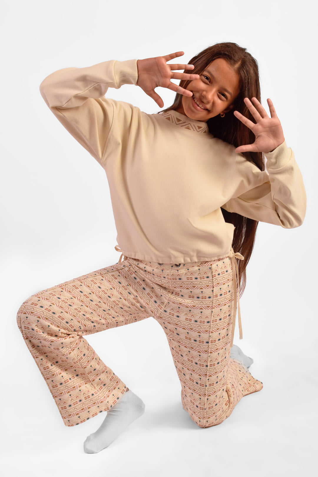 High Collar Pajamas Set