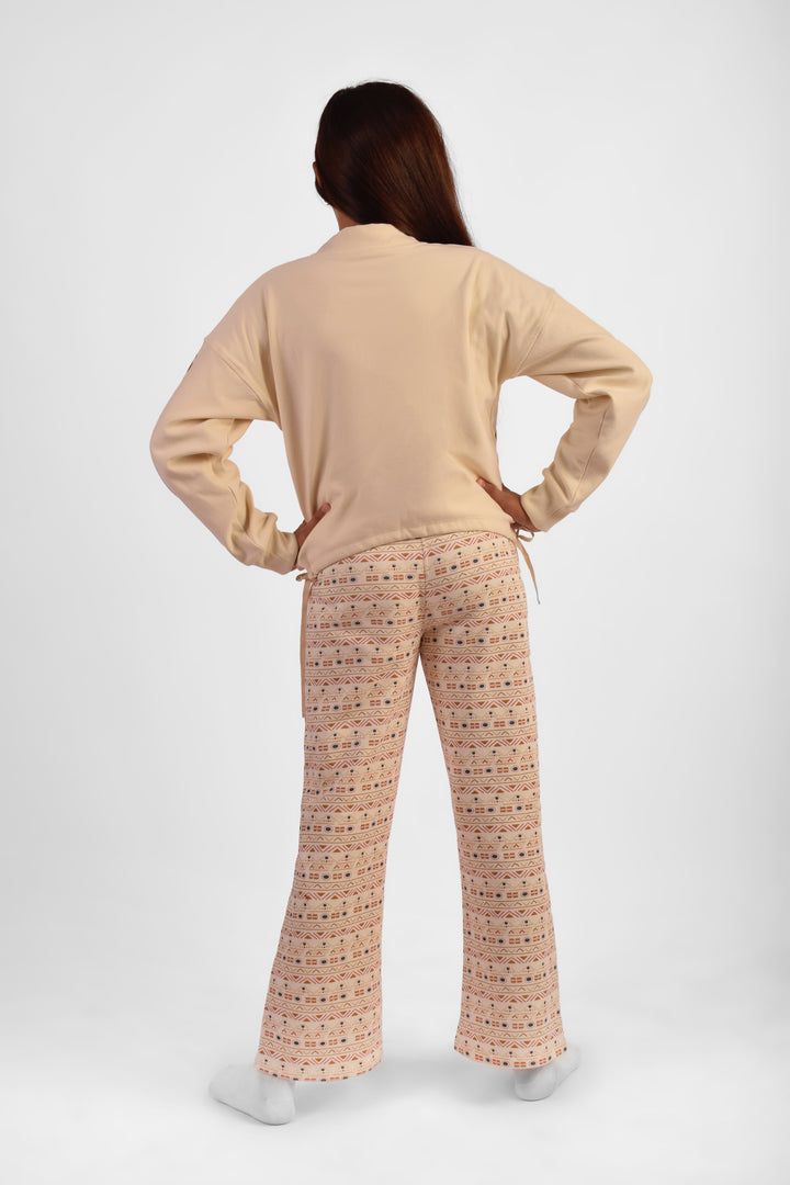 High Collar Pajamas Set