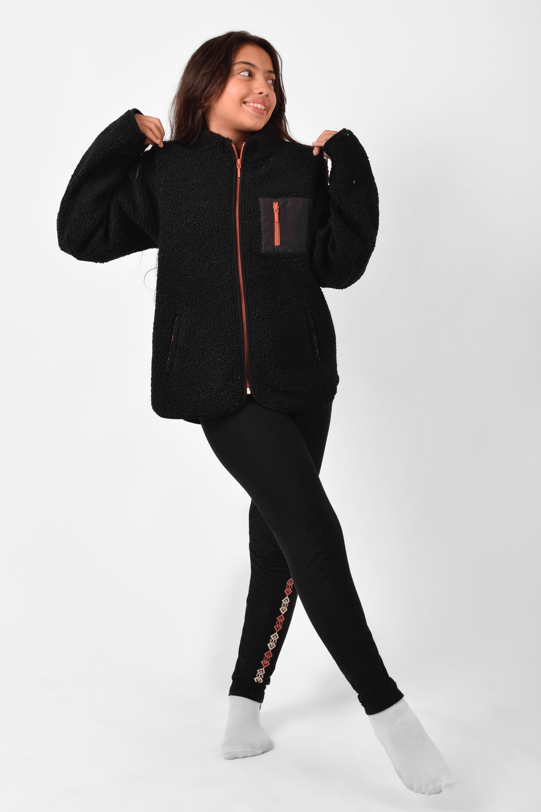 High Collar Pajamas Set