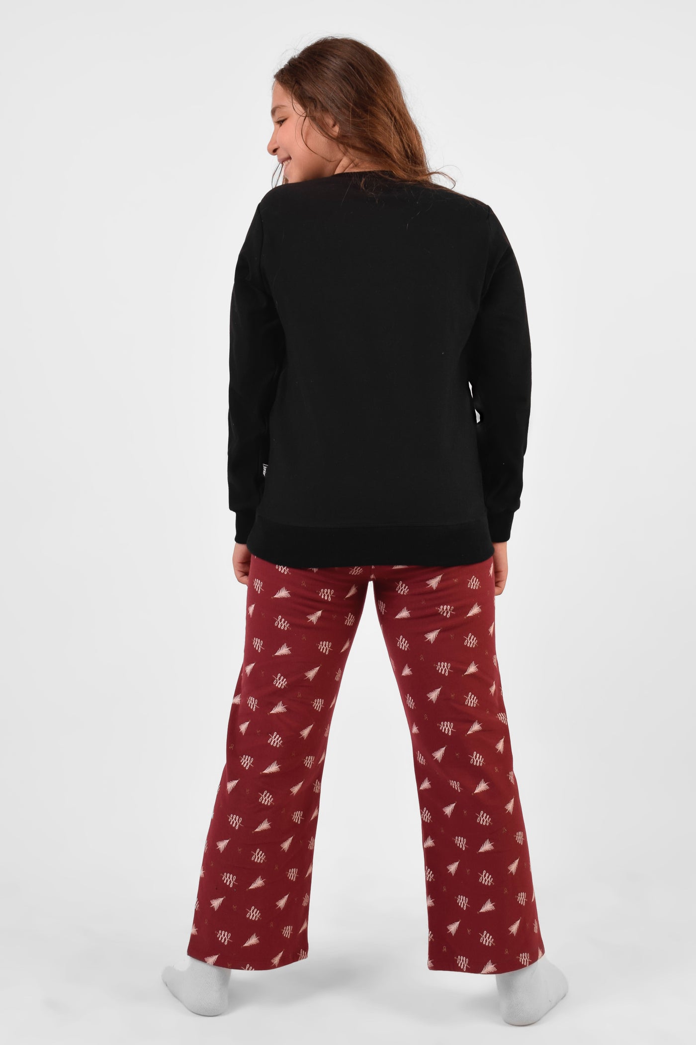 Round Printed Pajamas Set