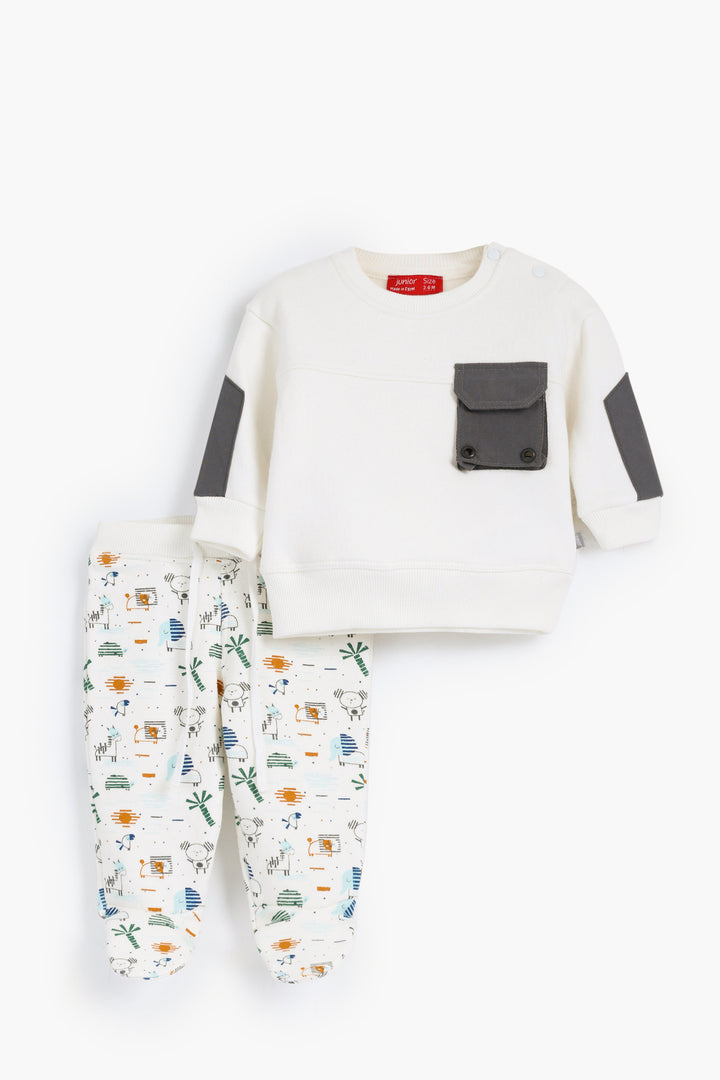 Round Printed Pajamas Set 22251240