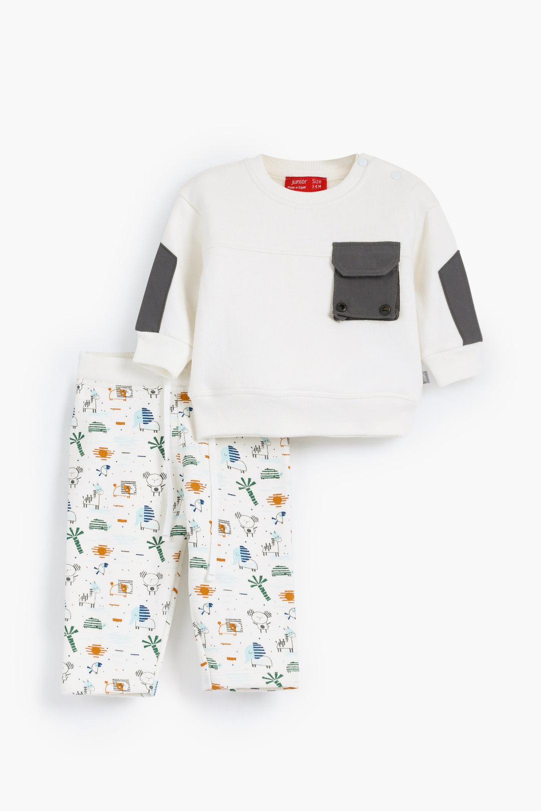 Round Printed Pajamas Set 22251240