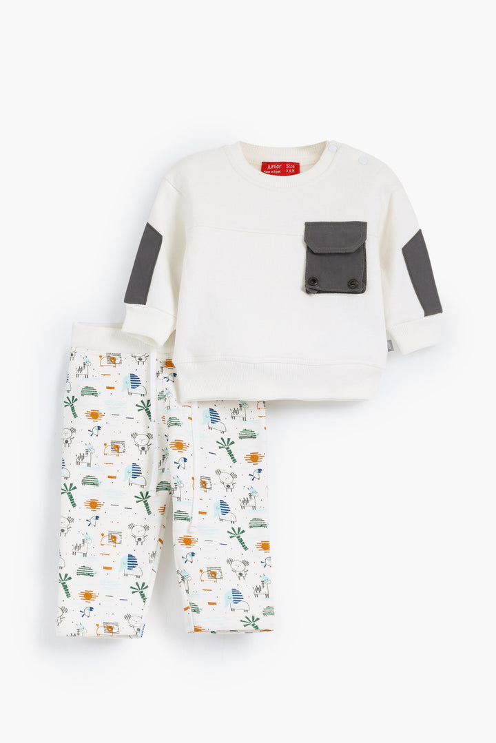 Round Printed Pajamas Set 22251240
