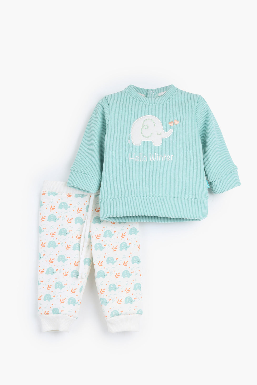 Round Printed Pajamas Set 22251249