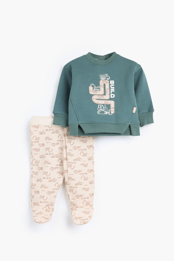 Round Printed Pajamas Set 22251259