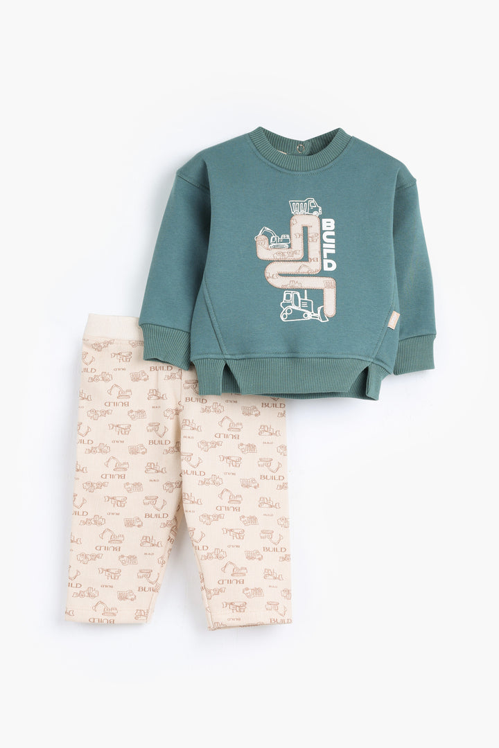 Round Printed Pajamas Set 22251259