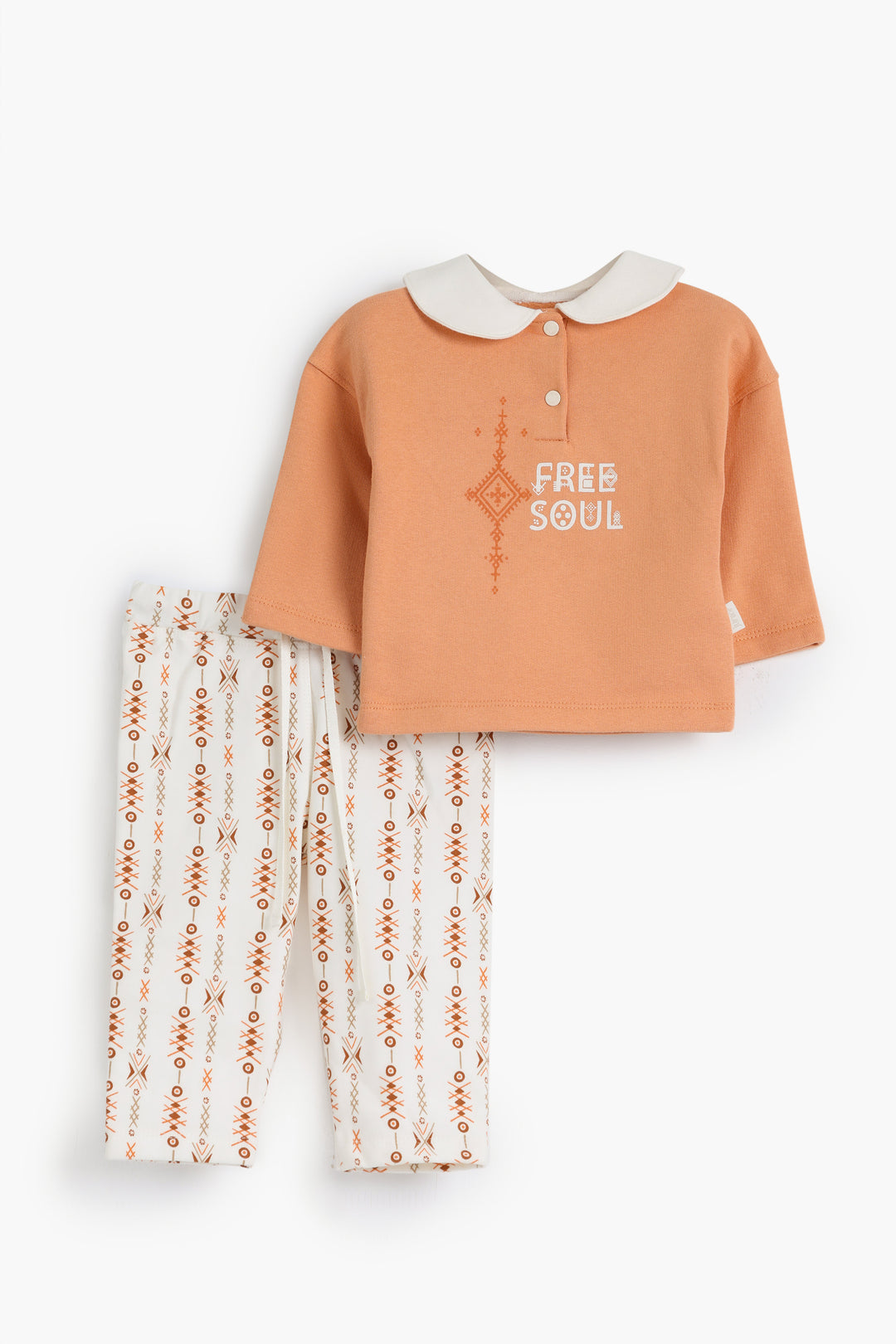 Round Printed Pajamas Set 22251712