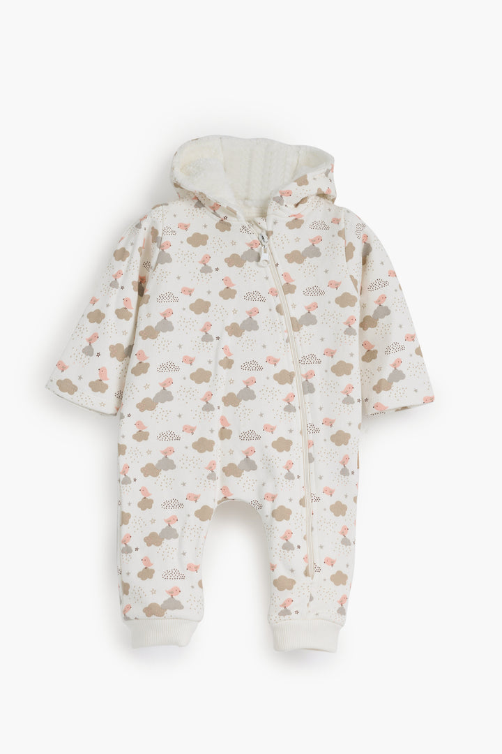 Hooded Printed Jumpsuit 22251732