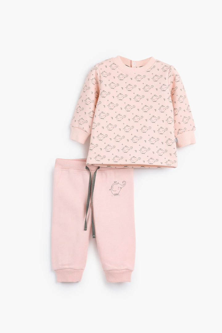 Round Printed Pajamas Set 22251763