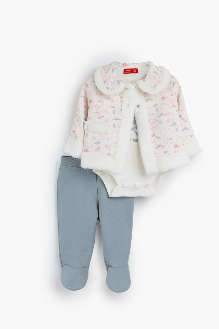 Round Printed Pajamas Set 22251774