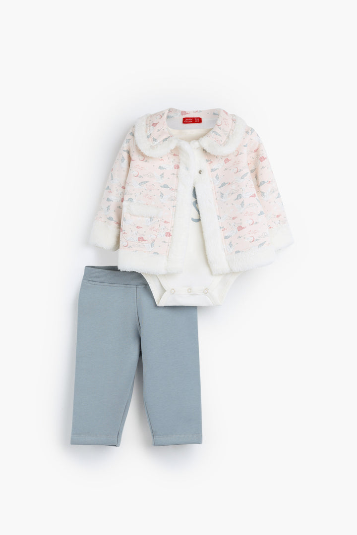 Round Printed Pajamas Set 22251774