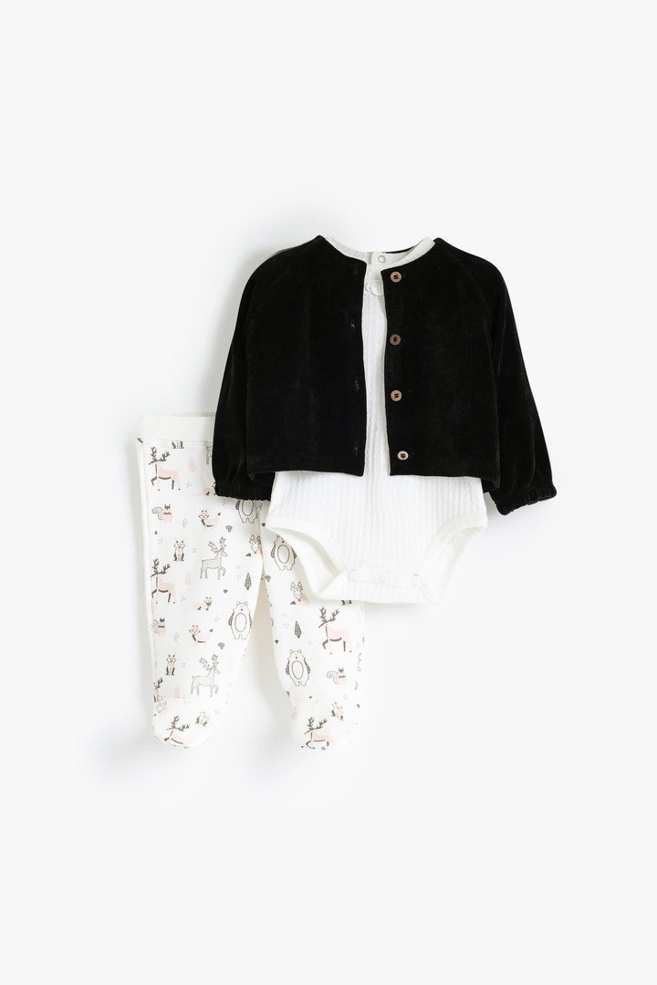 Round Printed Pajamas Set 22251823