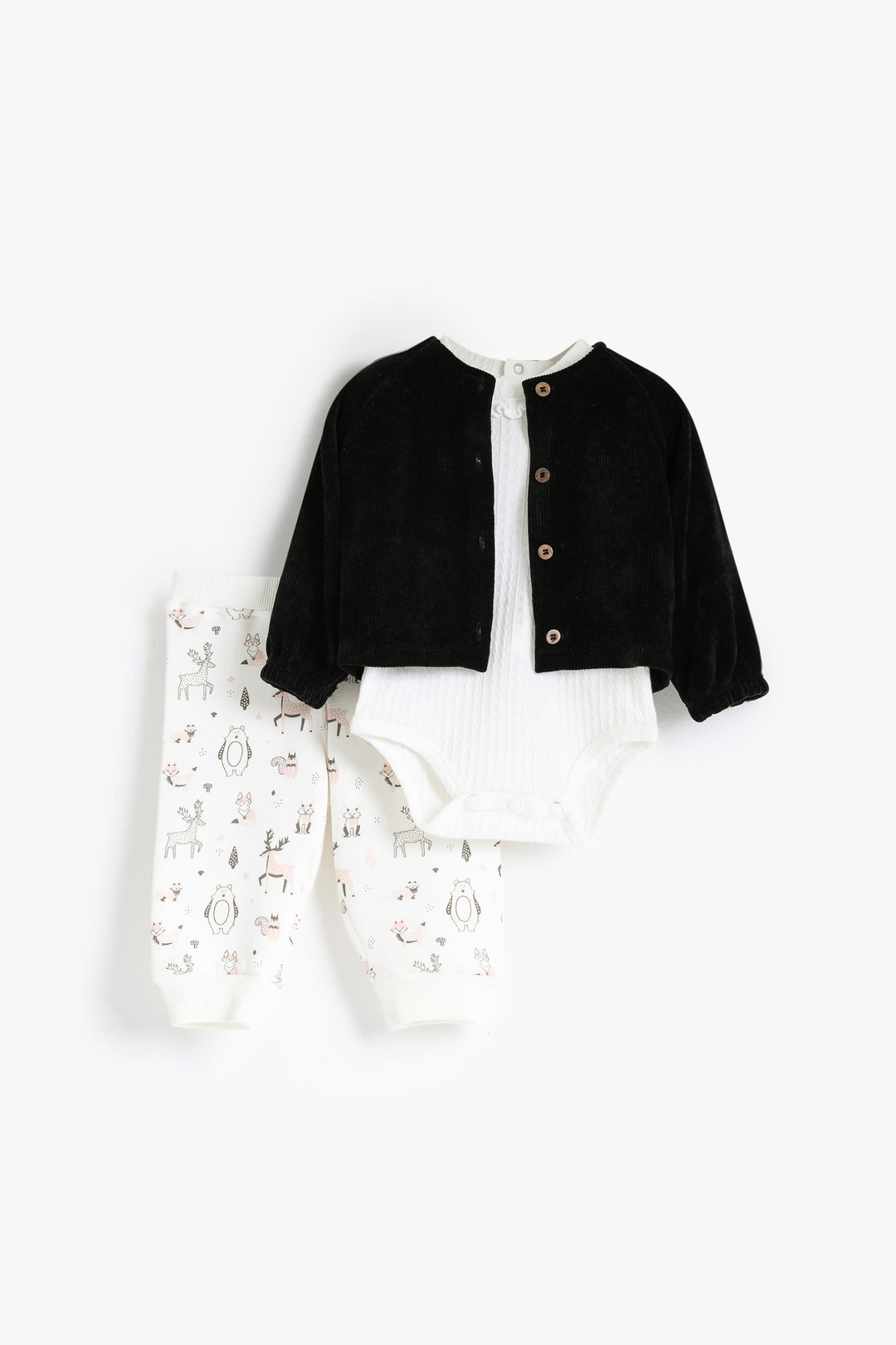 Round Printed Pajamas Set 22251823