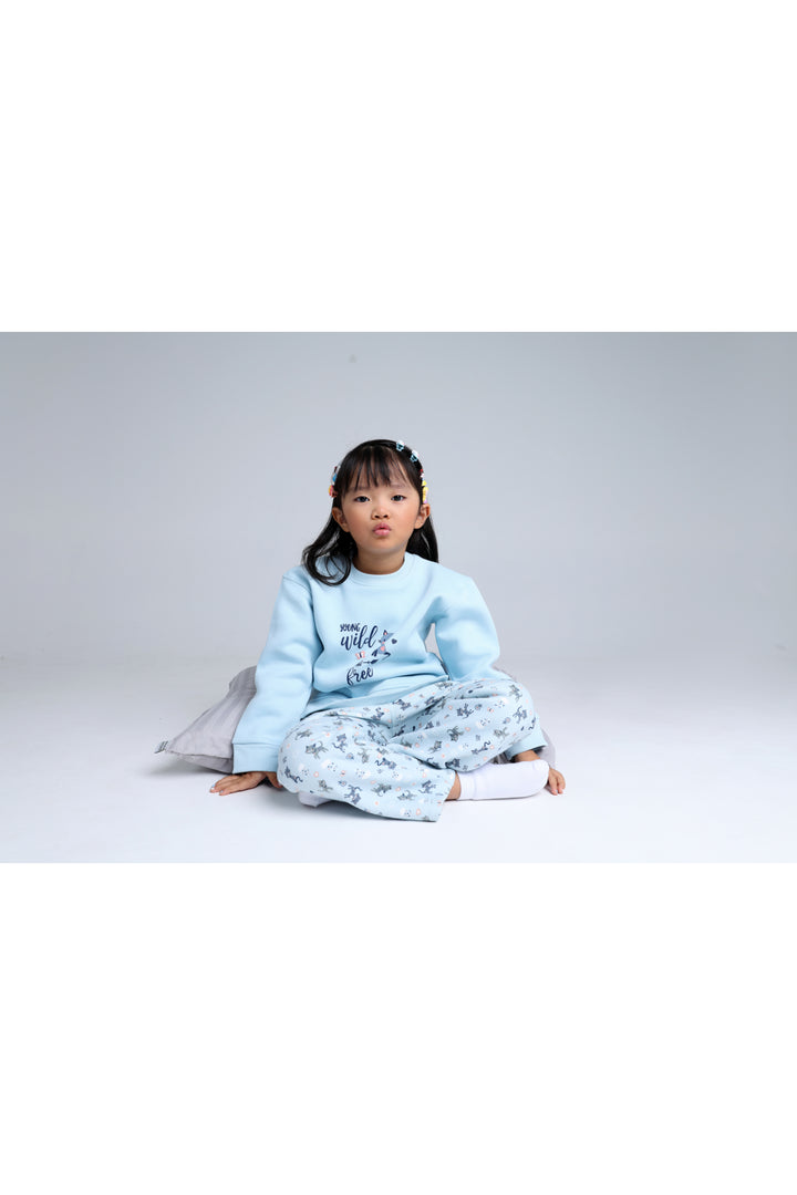 Round Printed Pajamas Set 22253403