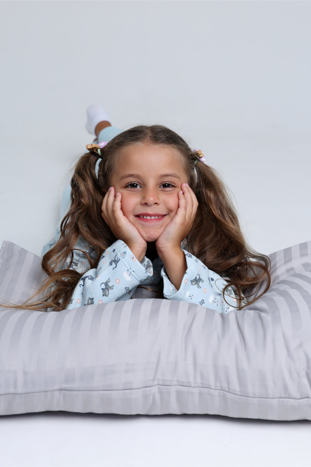 Hooded Printed Pajamas Set 22253404