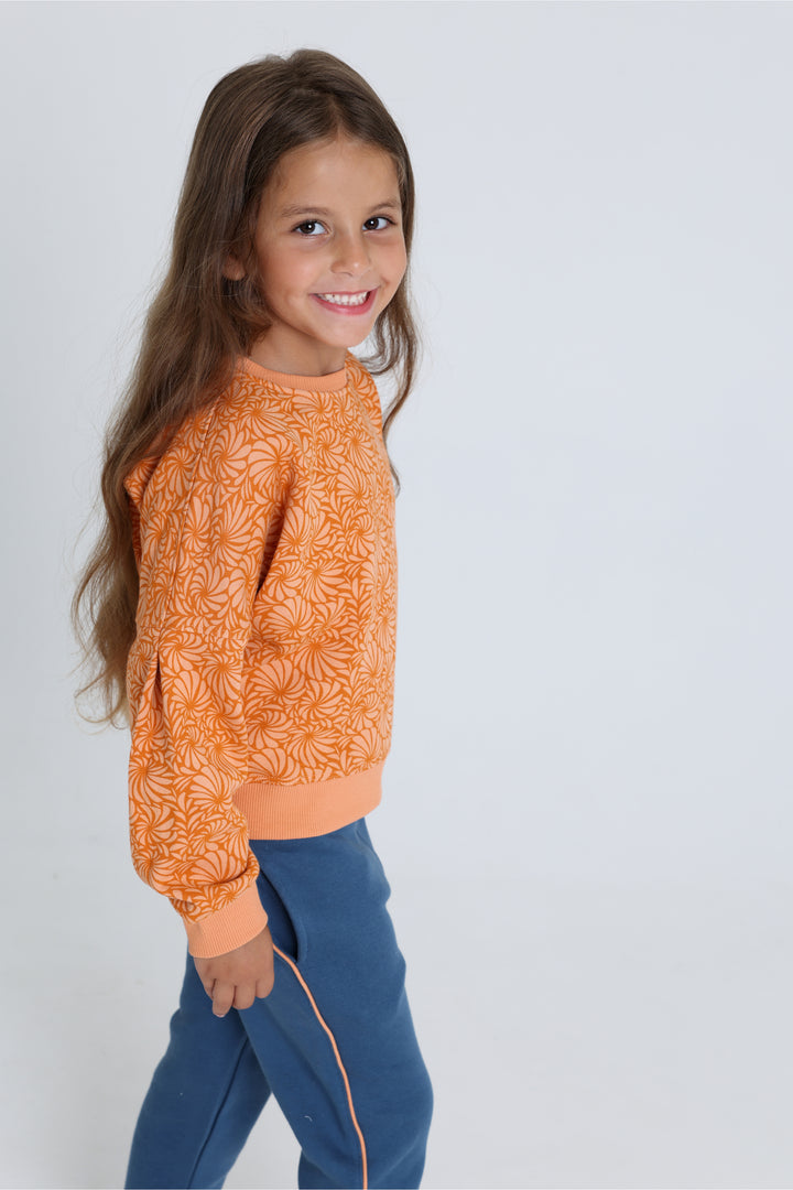Round Printed Pajamas Set 22253433
