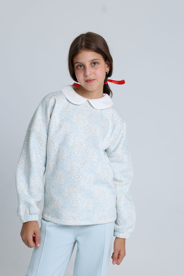 Round Printed Pajamas Set 22253607