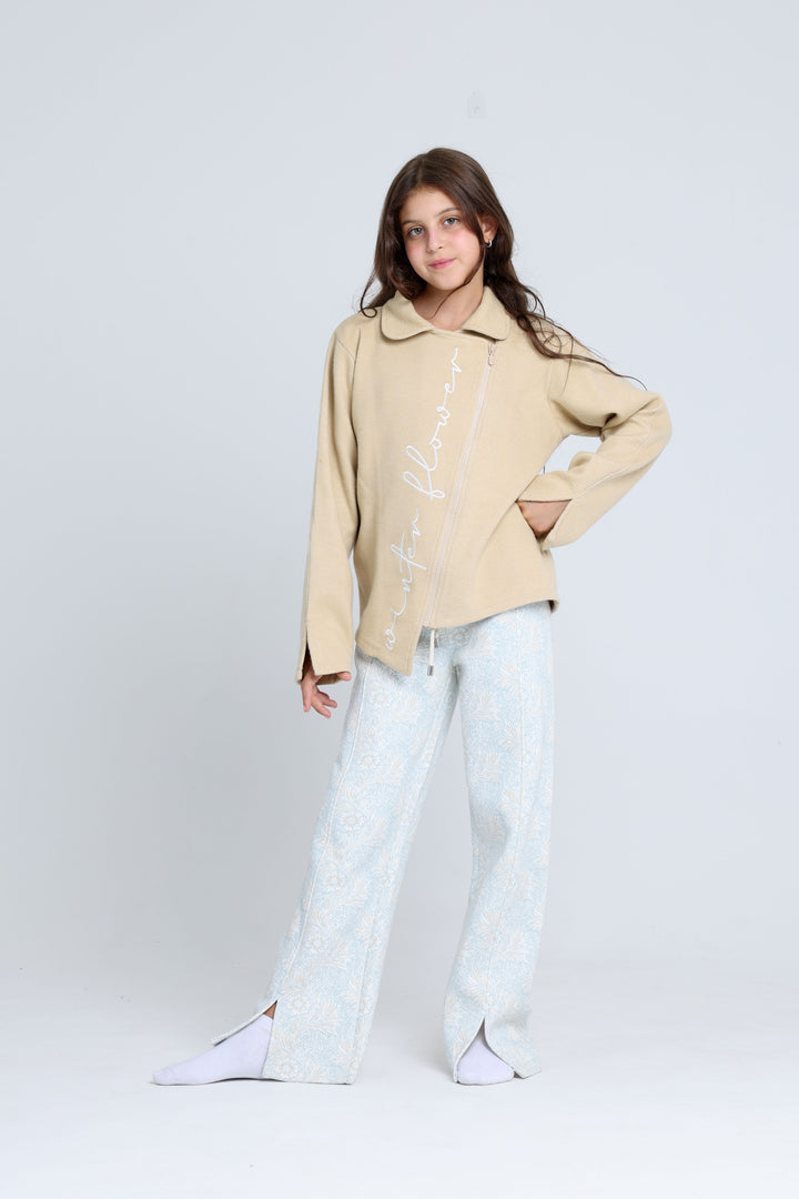 High Collar Printed Set 22253608