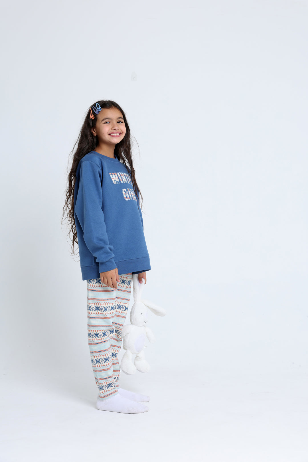 Round Printed Pajamas Set 22253616