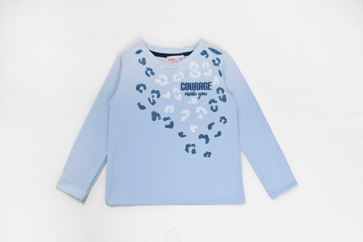 Printed Long Sleeve Blouse