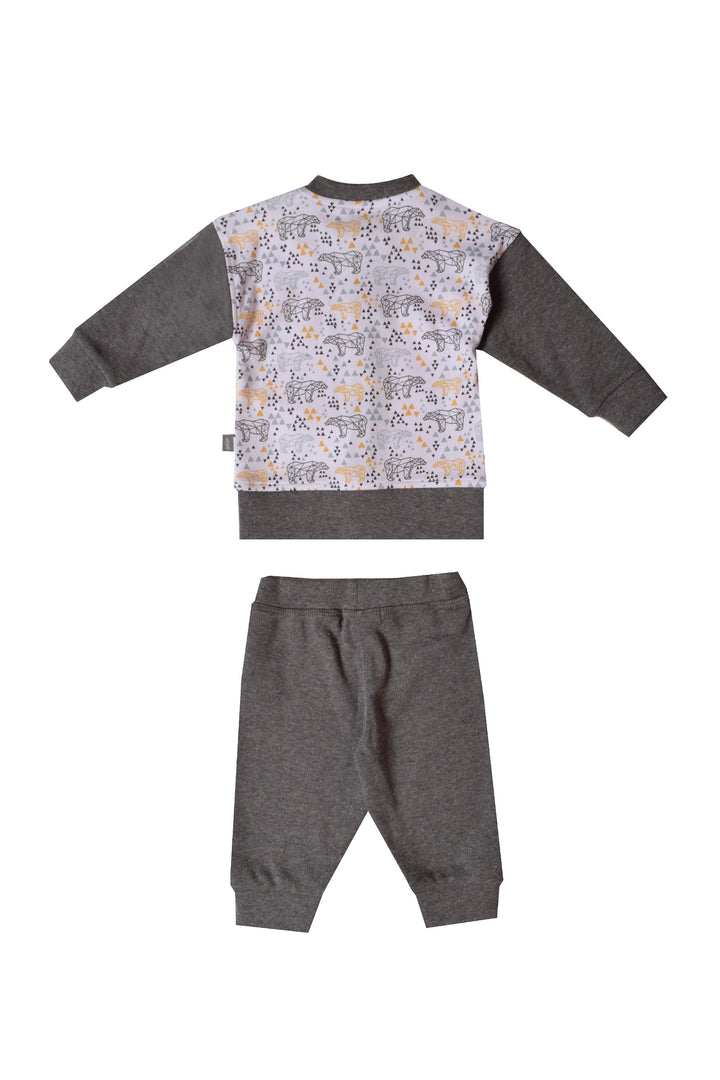 Printed Long Sleeve Pajamas Set