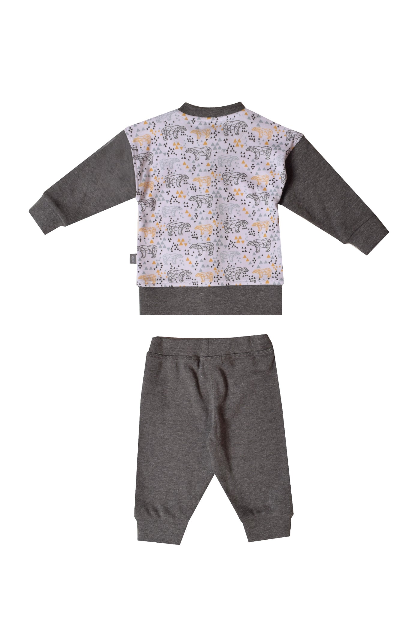 Printed Long Sleeve Pajamas Set 2 Pieces