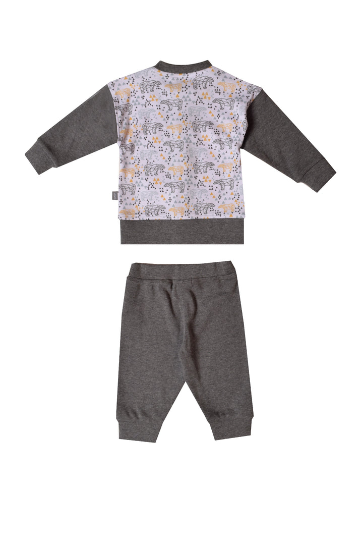 Printed Long Sleeve Pajamas Set