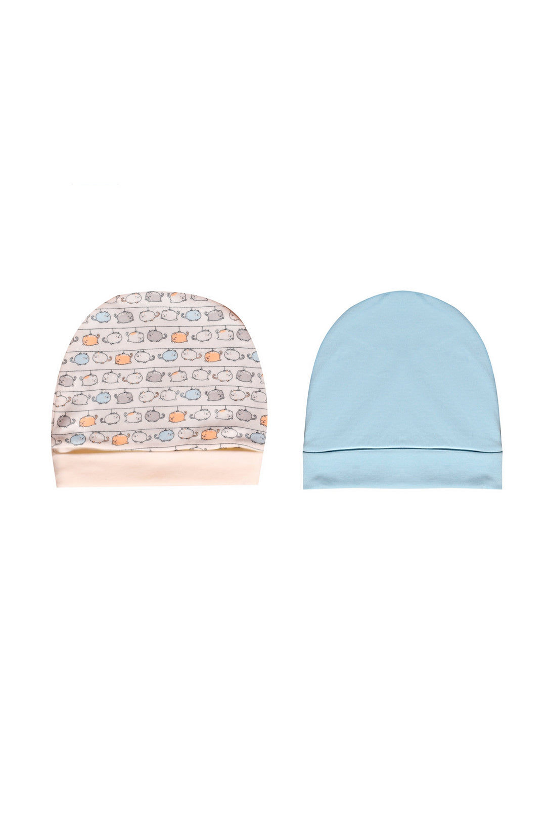 Printed Baby Baby Hats Pack Of 2
