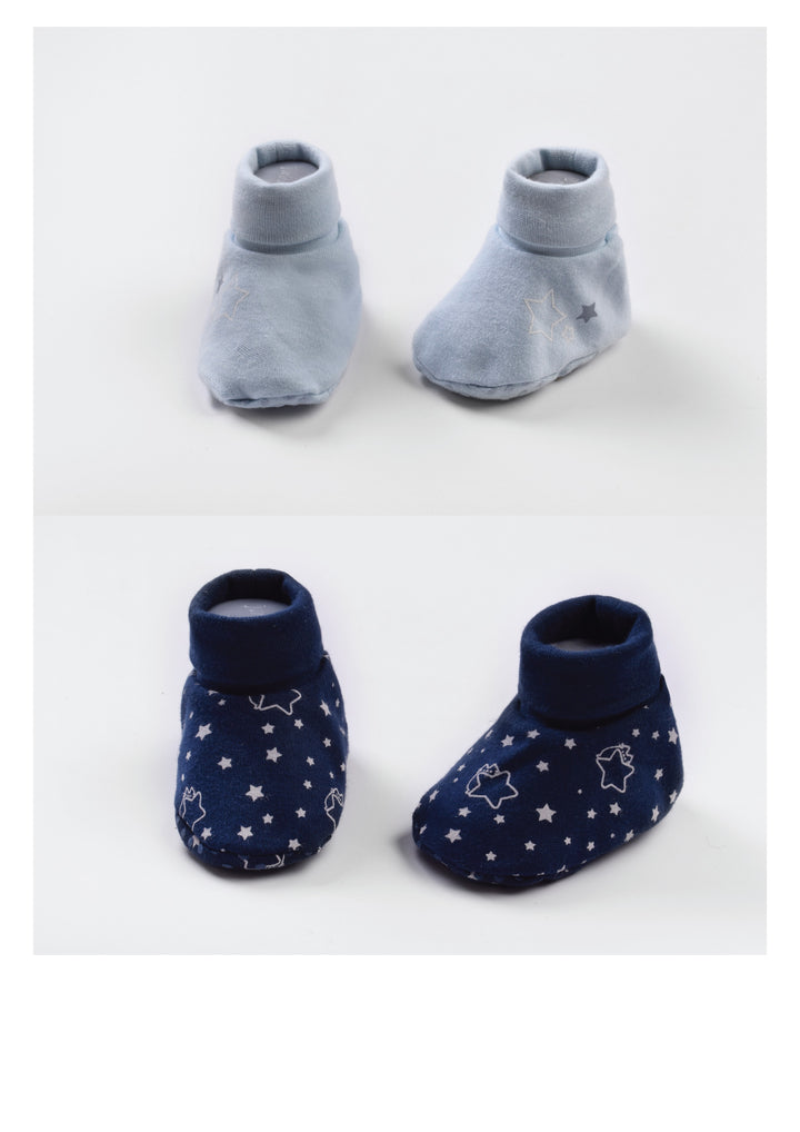 Printed Baby Slippers Pack Of 2