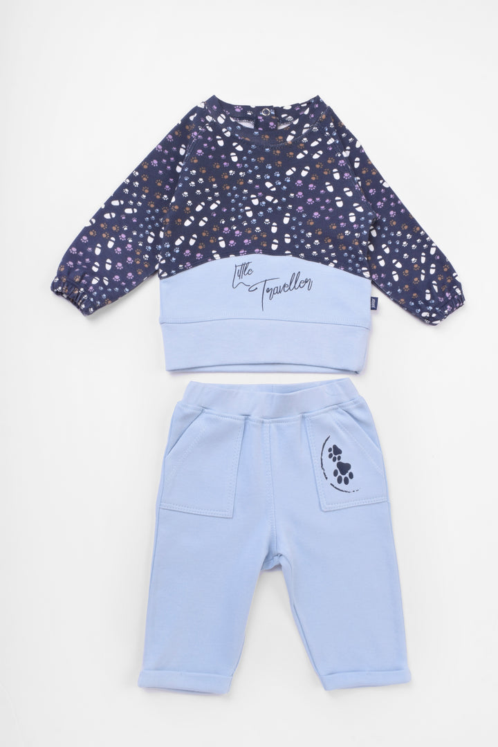 Round Printed Pajamas Set