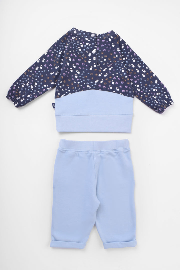 Round Printed Pajamas Set