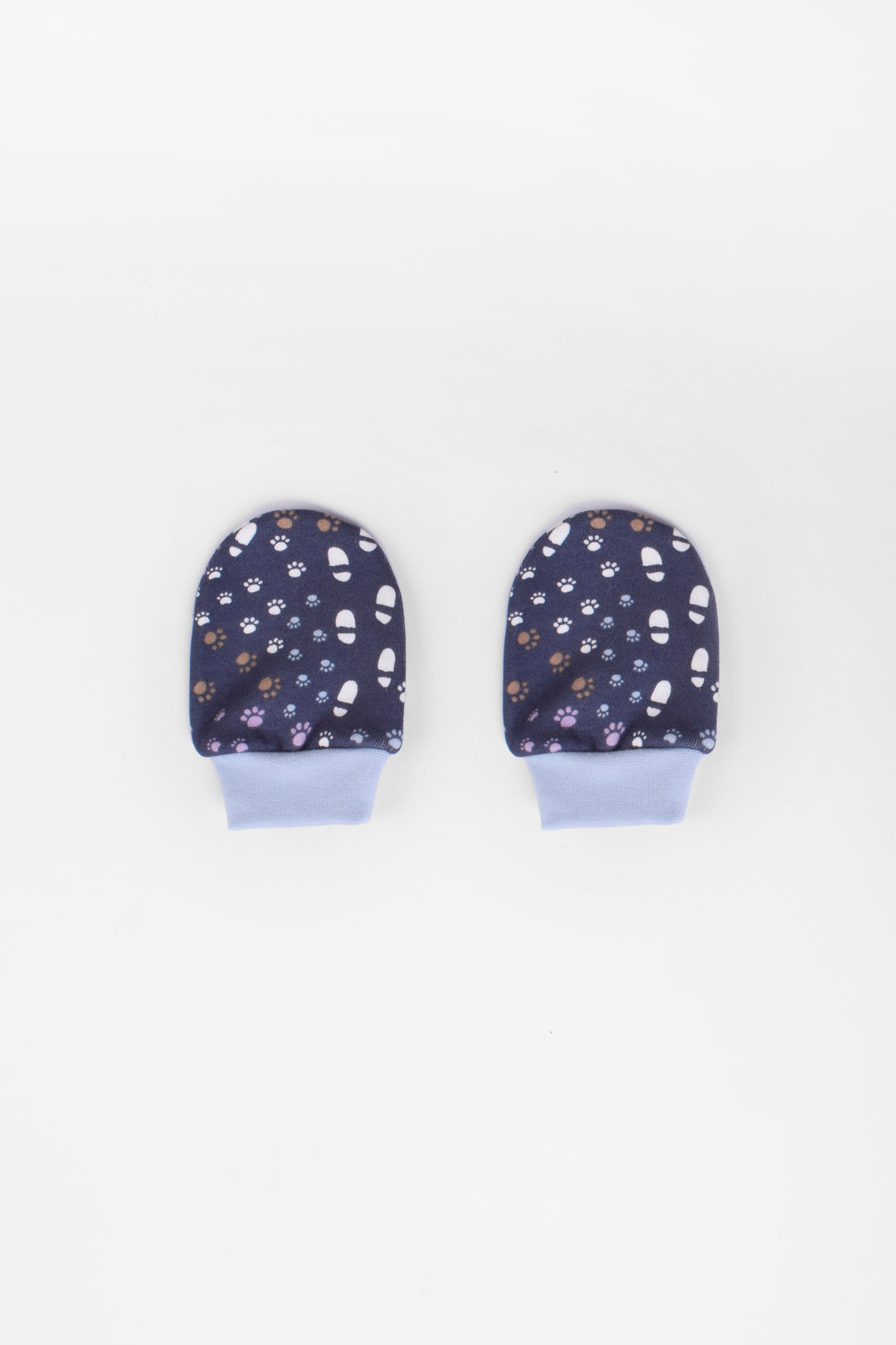 Printed Baby Mittens Pack Of 2