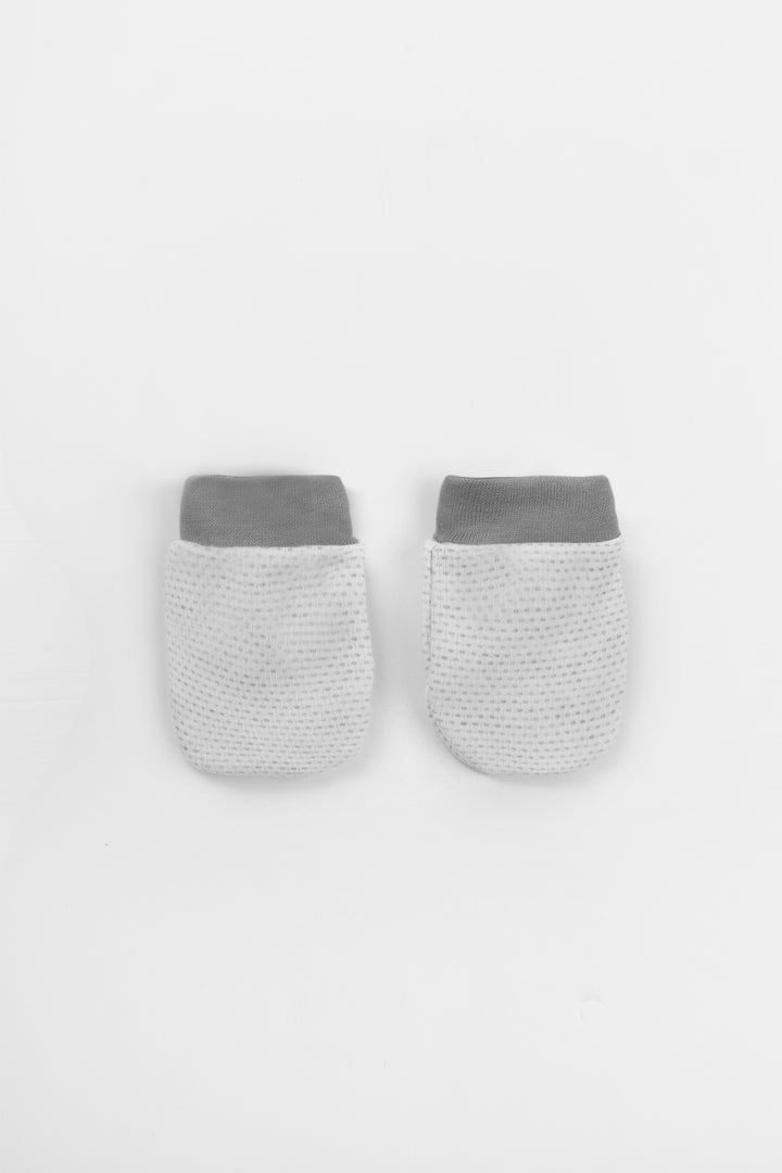 Printed Baby Mittens P/2