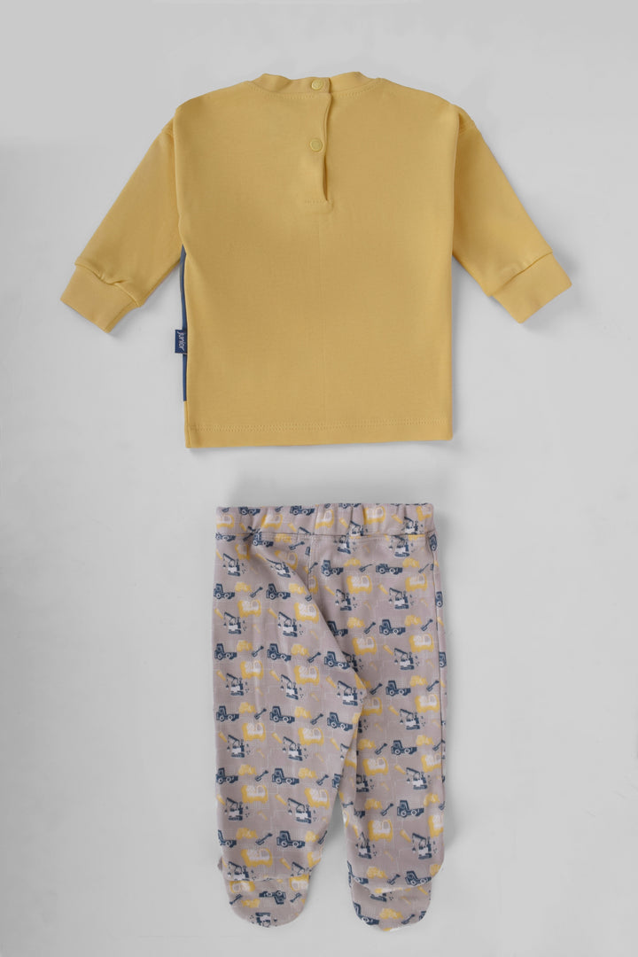 Round Printed Pajamas Set