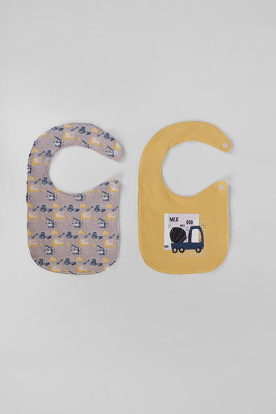 Printed Baby Bib P/2